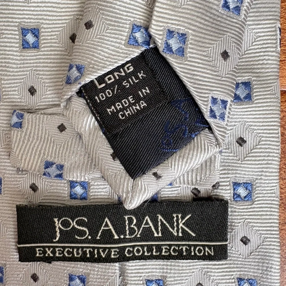 Jos. A. Bank Geometric Medallion Silk Neckties Mens OS Multicolor 3 Pack